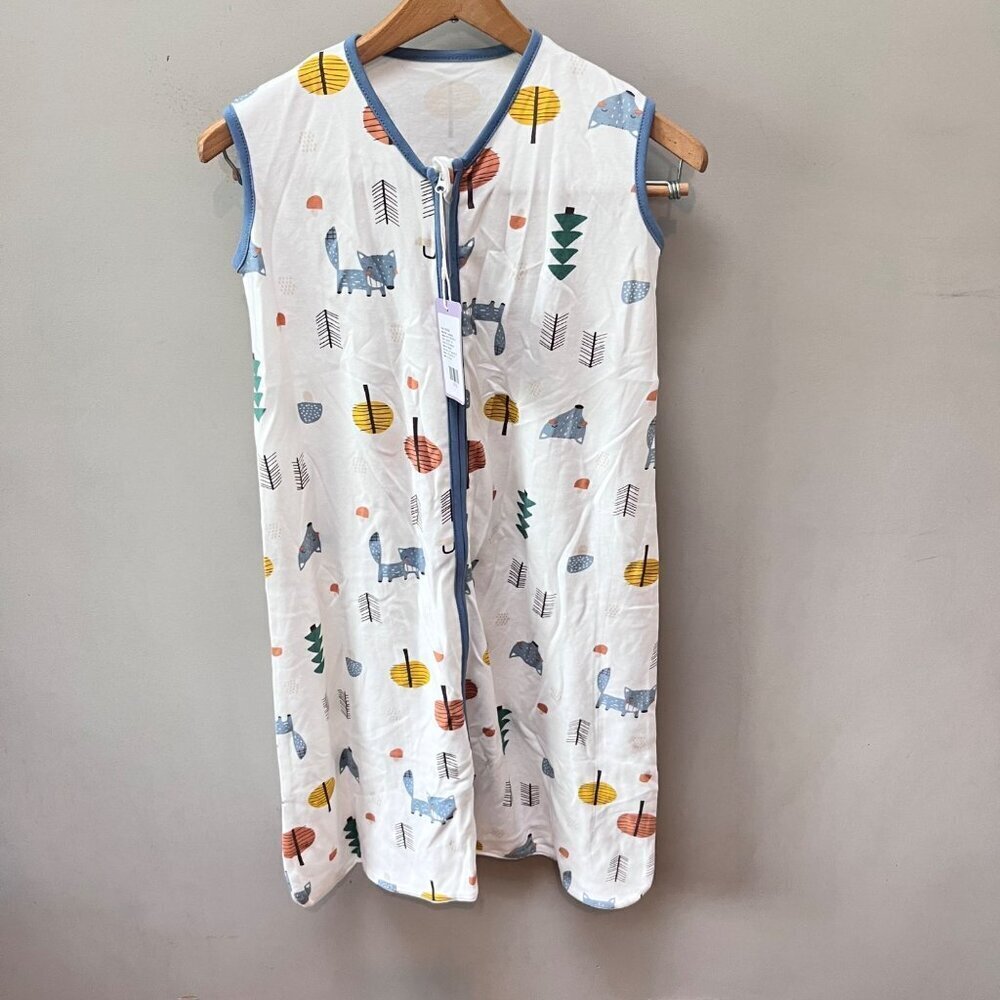 Bonbon Pomme Baby Sleepsack 12-18 Months Colorful Foxes Cotton